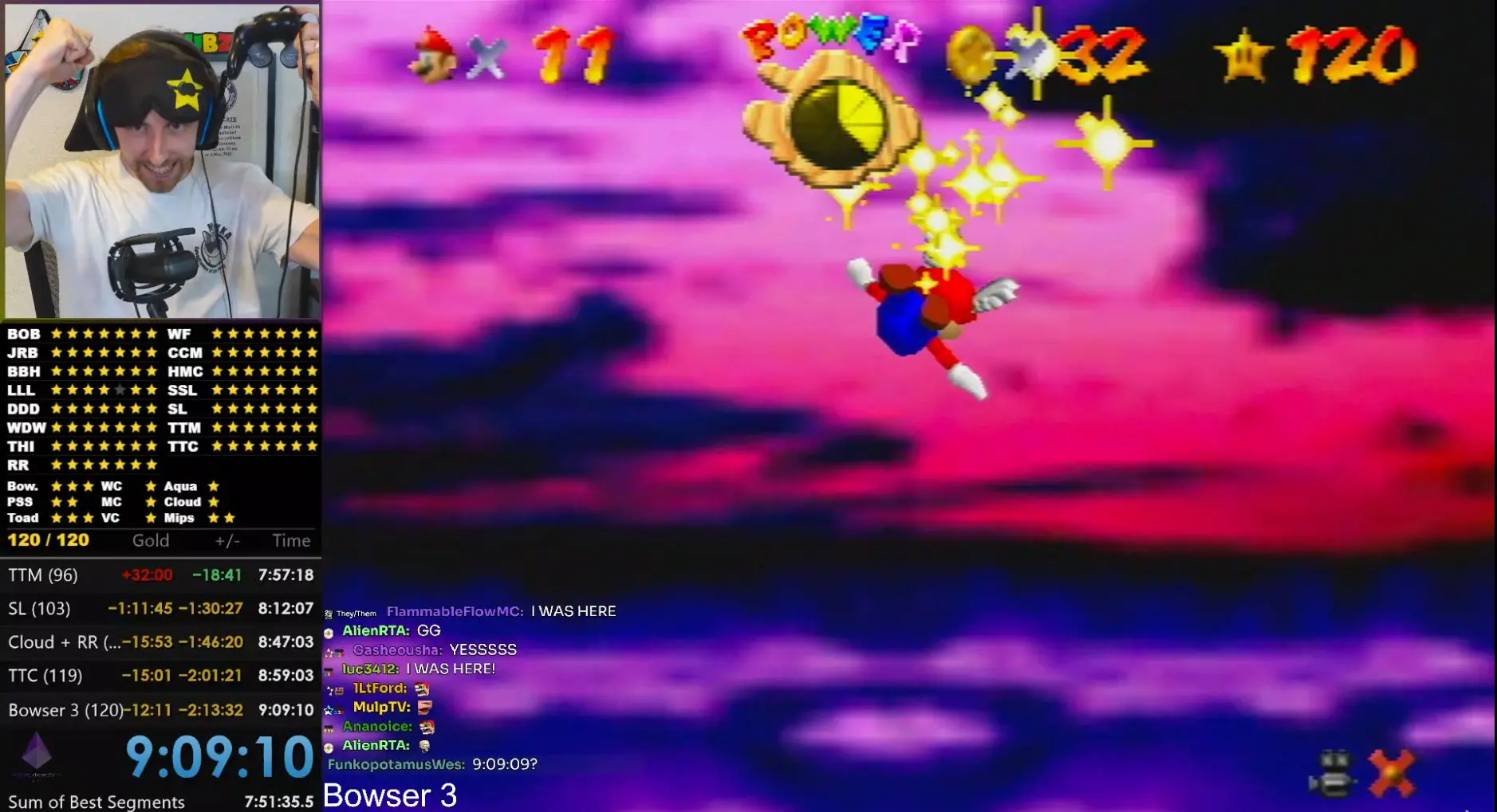 前代未聞の10時間切り！マリオ64「目隠し120枚」世界記録が4年ぶりに2